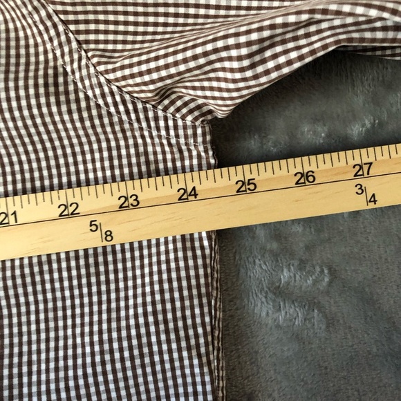 Tommy Hilfiger Men Button Down Shirt XL 80’s Two Ply Cotton Gingham Long Sleeve - Picture 14 of 15